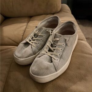 Hey Dude Light Gray Canvas Sneaker